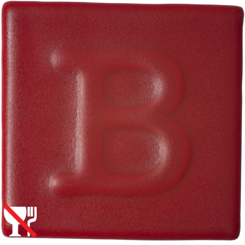 B9612 Rot matt -sivellinlasite 2 dl 1020-1100 °C