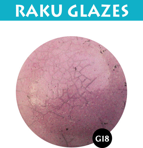 G18 lila rakulasite Rakuvaria, 0,5 l 950-1030 °C