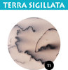 T1 Terra Sigillata valkoinen Rakuvaria, 0,5 l n. 900 °C