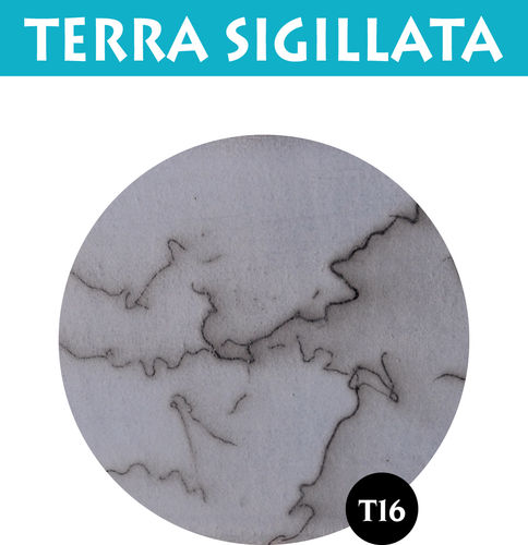 T16 Terra Sigillata harmaa/musta Rakuvaria, 0,5 l n. 900 °C